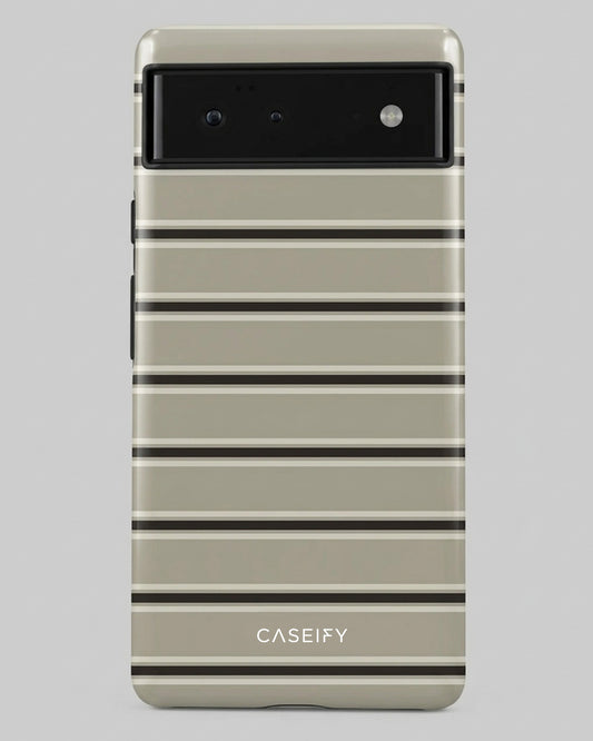 Beige Striped Pixel 6 Pro Case