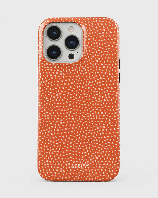 Orange Polka Dot iPhone 13 Pro Max Case