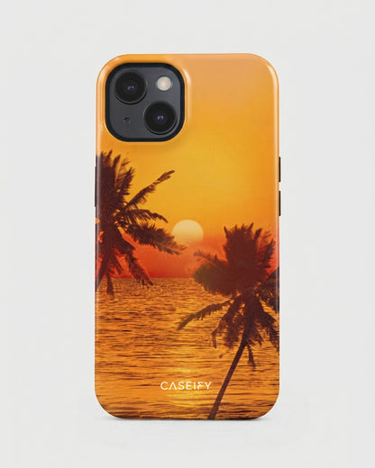 Tropical Sunset iPhone 15 Plus Case