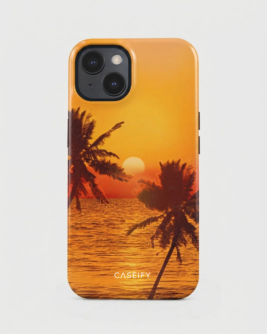 Tropical Sunset iPhone 15 Plus Case