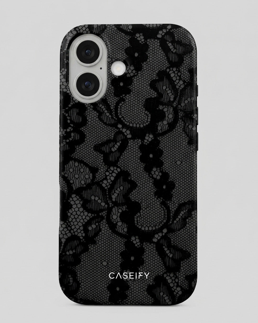 Black Lace iPhone 16 Plus Case