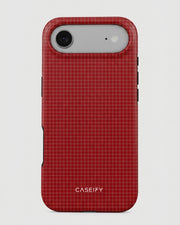 Red Windowpane Plaid iPhone Air Case