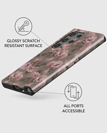 Galaxy S24 Ultra Pink Rose Case