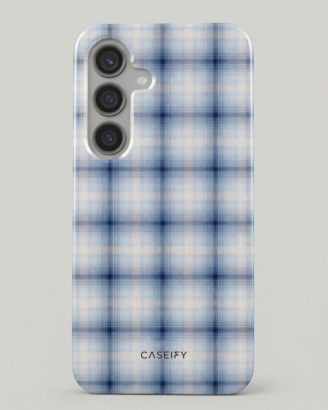 Samsung Galaxy S24 FE Blue Plaid Case