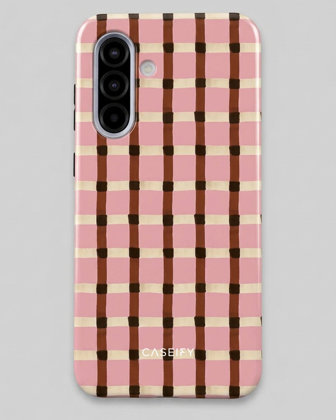 Galaxy A56 5G Pink Check Case