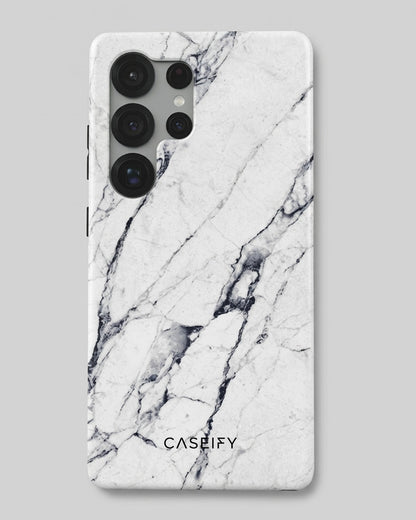 White Marble Case for Samsung Galaxy S25 Ultra
