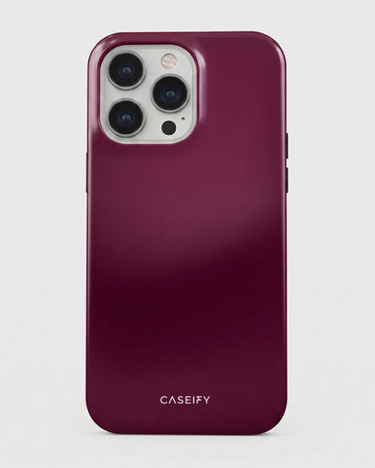 Burgundy Solid iPhone 13 Pro Max Case