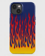 Blazing Flames iPhone 14 Plus Case