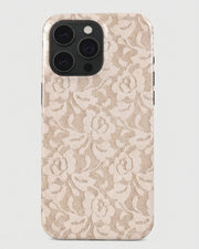 Ivory Lace iPhone 15 Pro Case