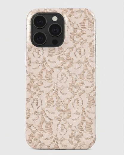 Ivory Lace iPhone 15 Pro Case