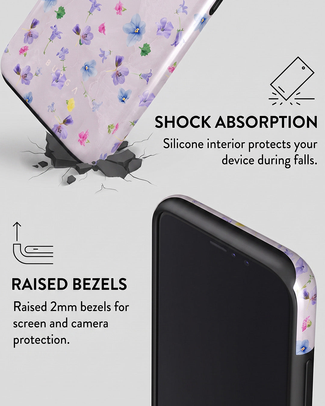 Lilac Floral iPhone 11 Case