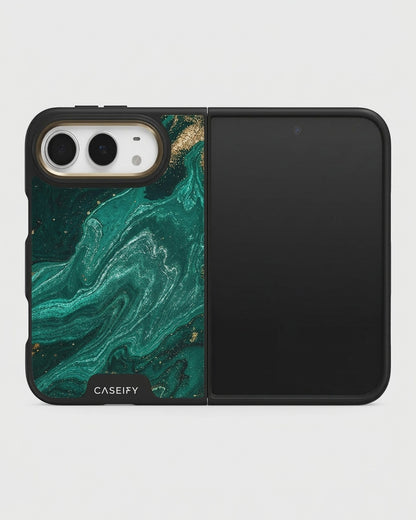 Emerald Marble iPhone Duo Case