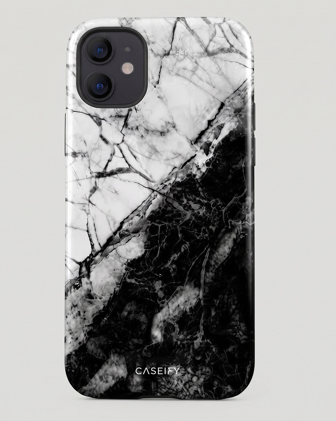 Black & White Marble iPhone 12 Mini Case