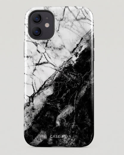 Black & White Marble iPhone 12 Mini Case