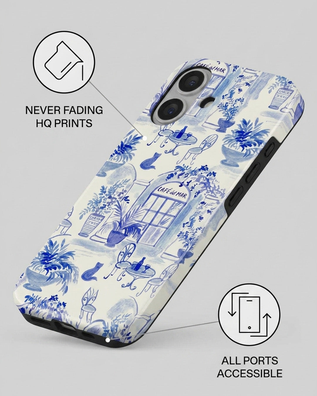 Café del Mar iPhone 16 Case