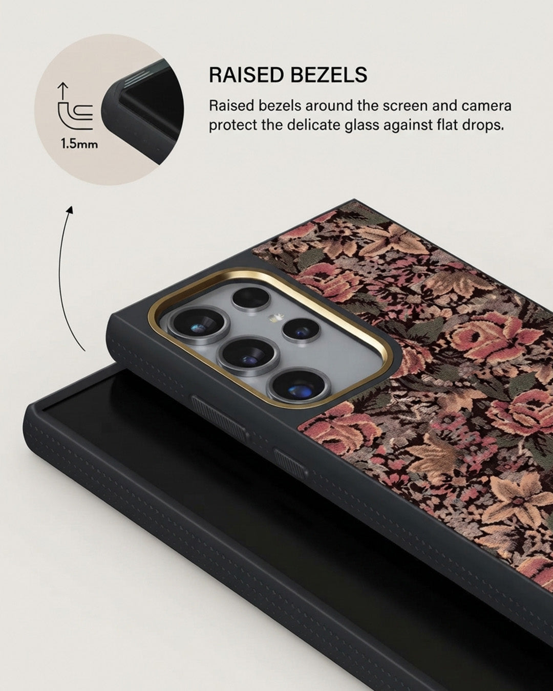 Vintage Floral Tapestry Samsung Galaxy S24 Case