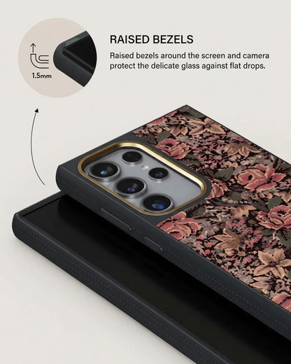 Vintage Floral Tapestry Samsung Galaxy S24 Case