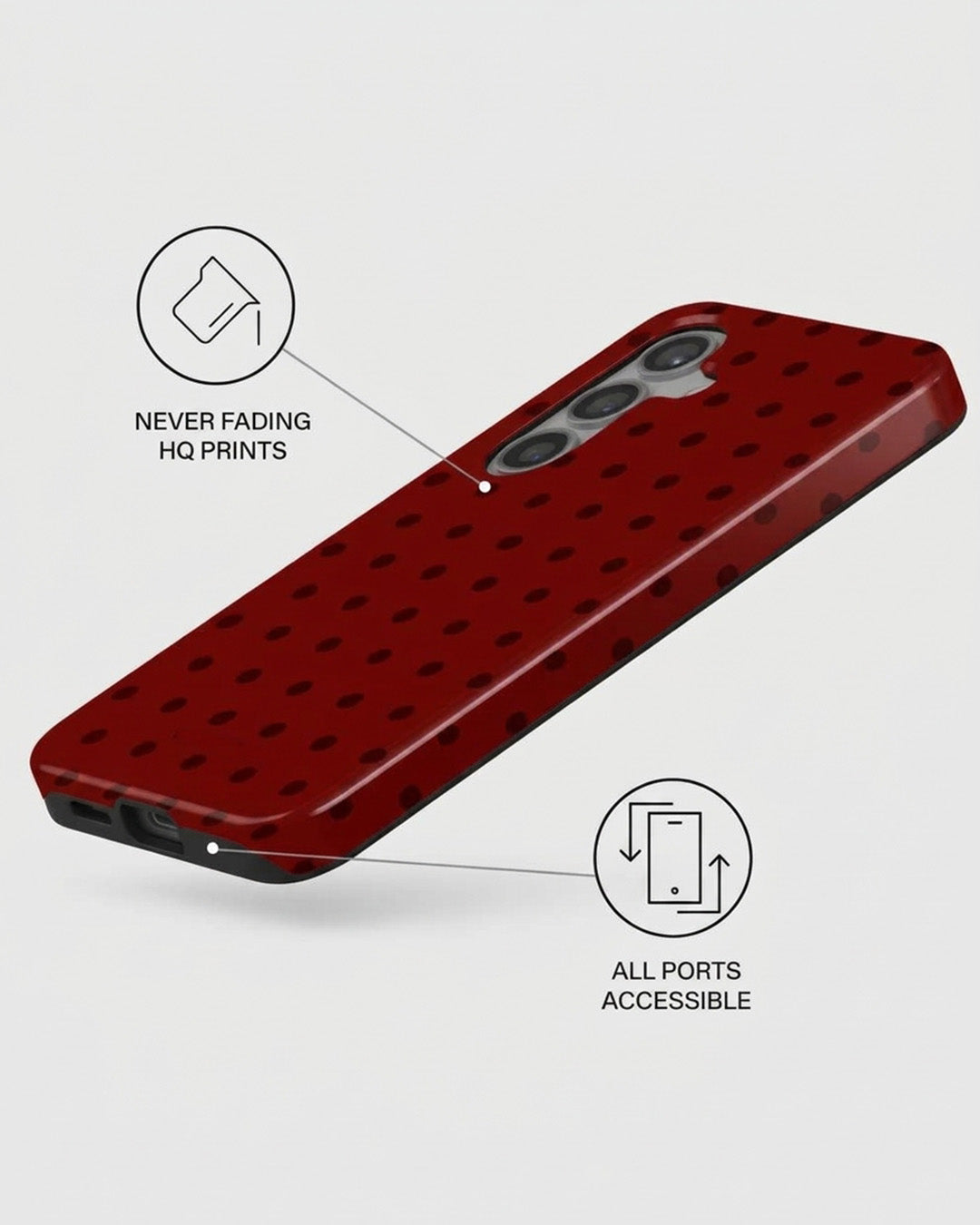 Galaxy S24 Plus Red Dot Case