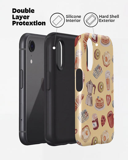 Breakfast Pattern iPhone XR Case