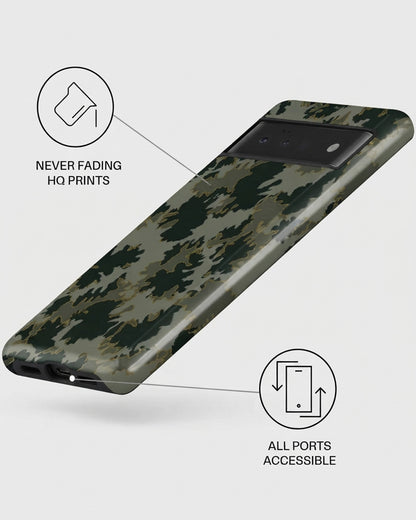 Green Camo Pixel 6 Pro Case