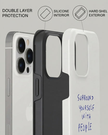 Surround Yourself Quote iPhone 14 Pro Case