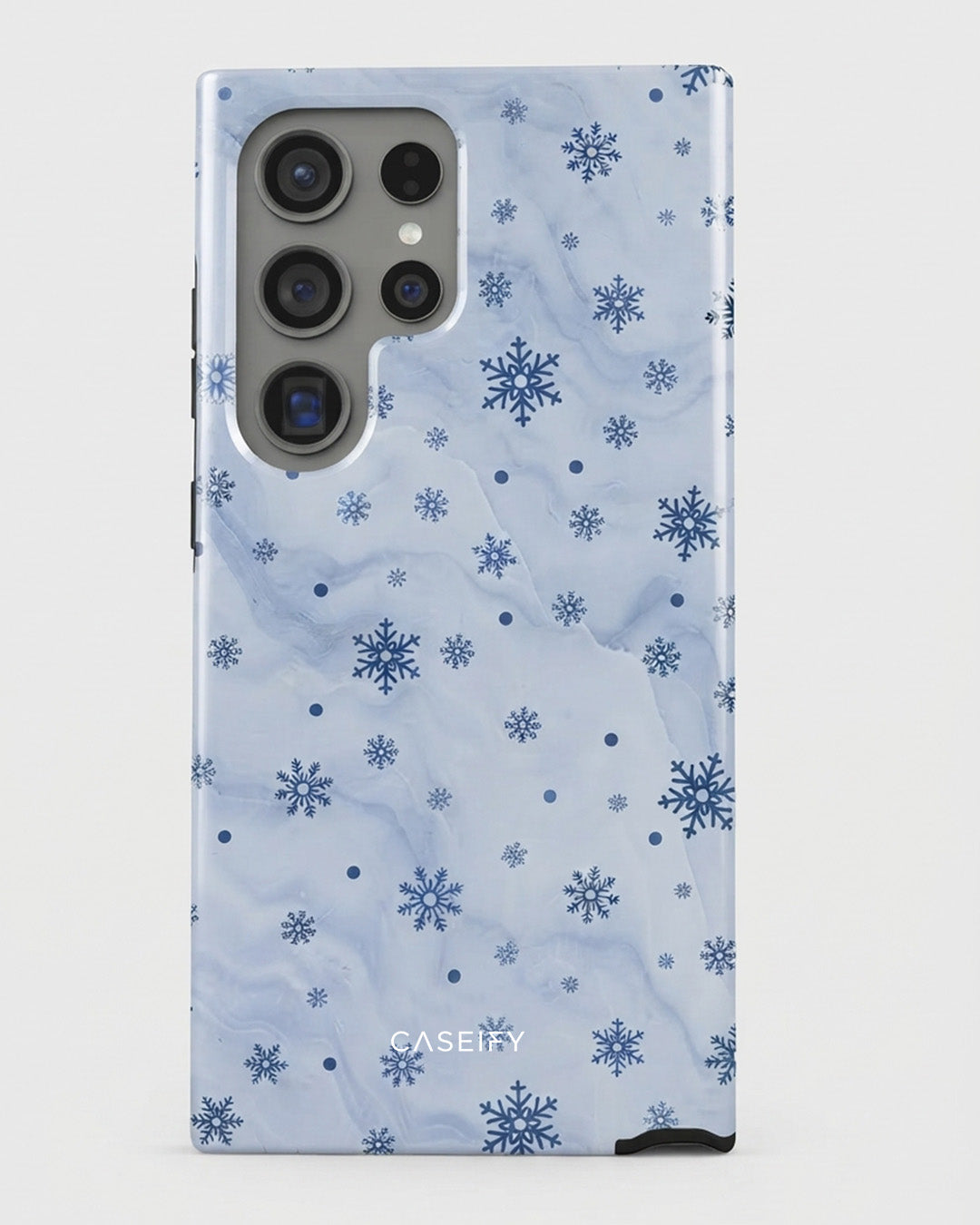 Galaxy S24 Ultra Blue Snowflake Case