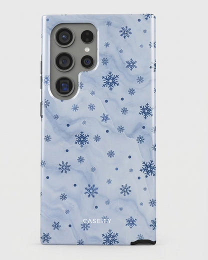 Galaxy S24 Ultra Blue Snowflake Case