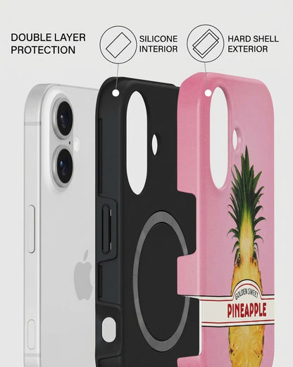 Golden Sweet Pineapple iPhone 16 Plus Case