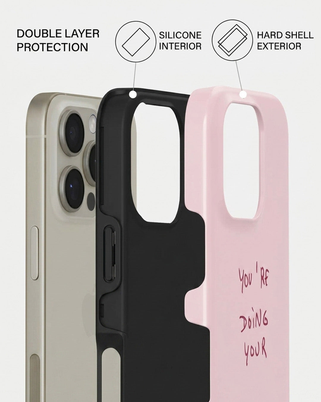 Doing Your Best Quote iPhone 16 Pro Case
