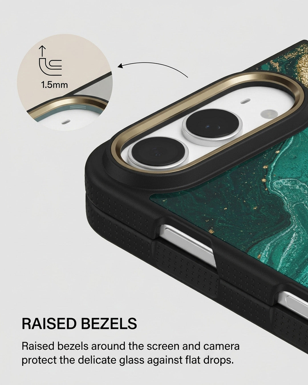 Emerald Marble iPhone Duo Case