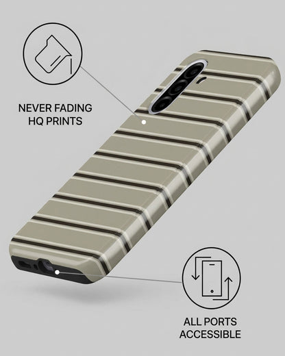 Galaxy A56 5G Beige Striped Case