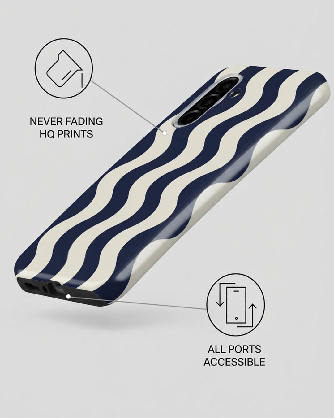 Galaxy A56 5G Wavy Stripe Case