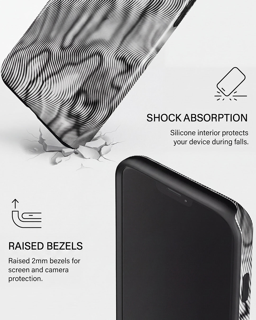 Wavy Line Abstract iPhone 12 Pro Max Case