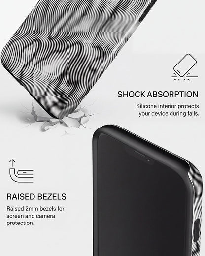 Wavy Line Abstract iPhone 12 Pro Max Case