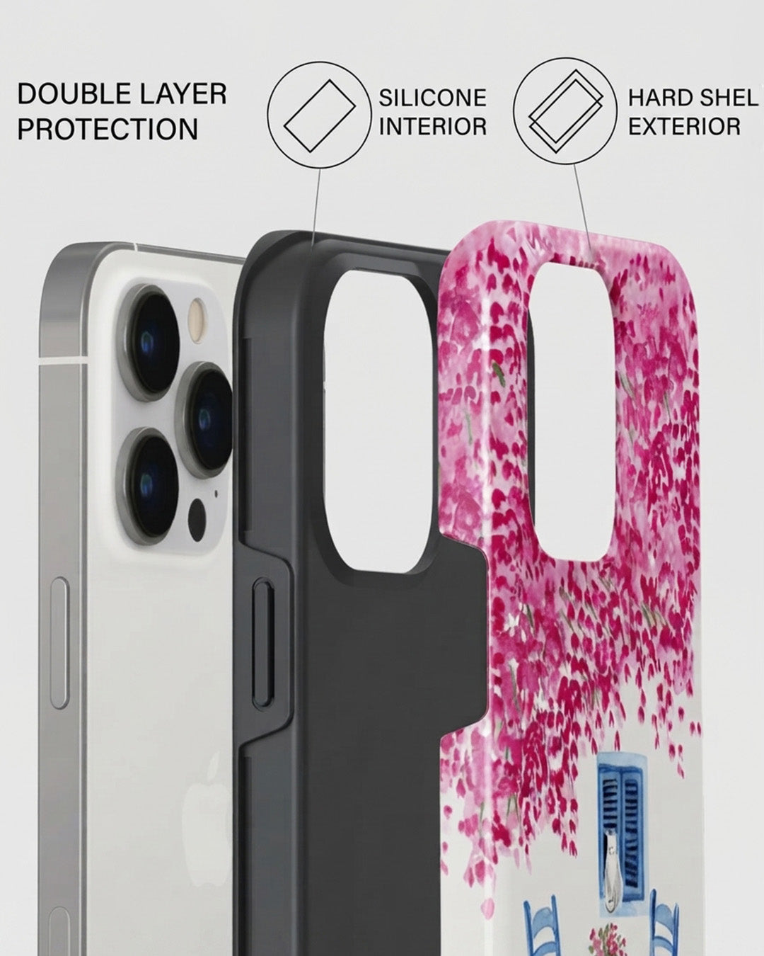 Greek Courtyard iPhone 14 Pro Case