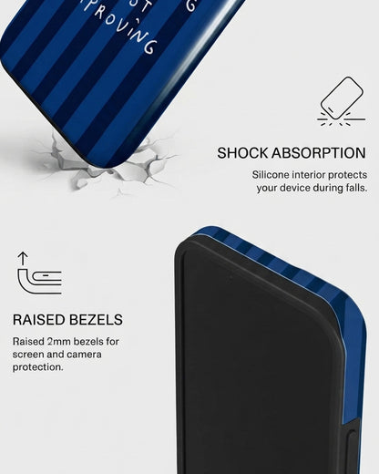 Improving Quote Stripe iPhone 15 Plus Case