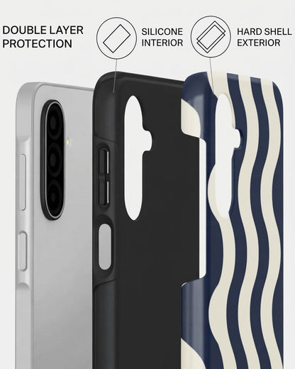 Galaxy A17 Wavy Stripe Case