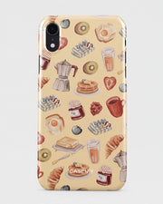 Breakfast Pattern iPhone XR Case