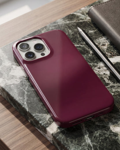 Wine Solid iPhone 13 Pro Case