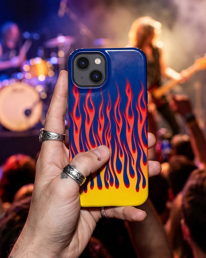 Blazing Flames iPhone 14 Plus Case