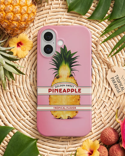 Golden Sweet Pineapple iPhone 16 Plus Case