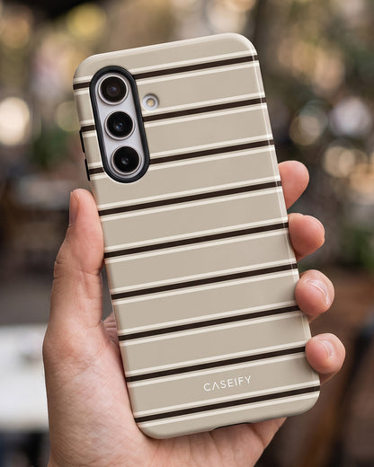 Galaxy A56 5G Beige Striped Case