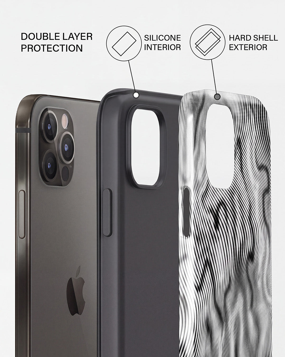 Wavy Line Abstract iPhone 12 Pro Max Case