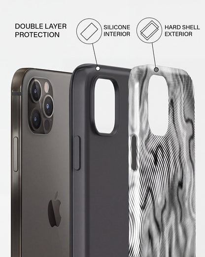 Wavy Line Abstract iPhone 12 Pro Max Case