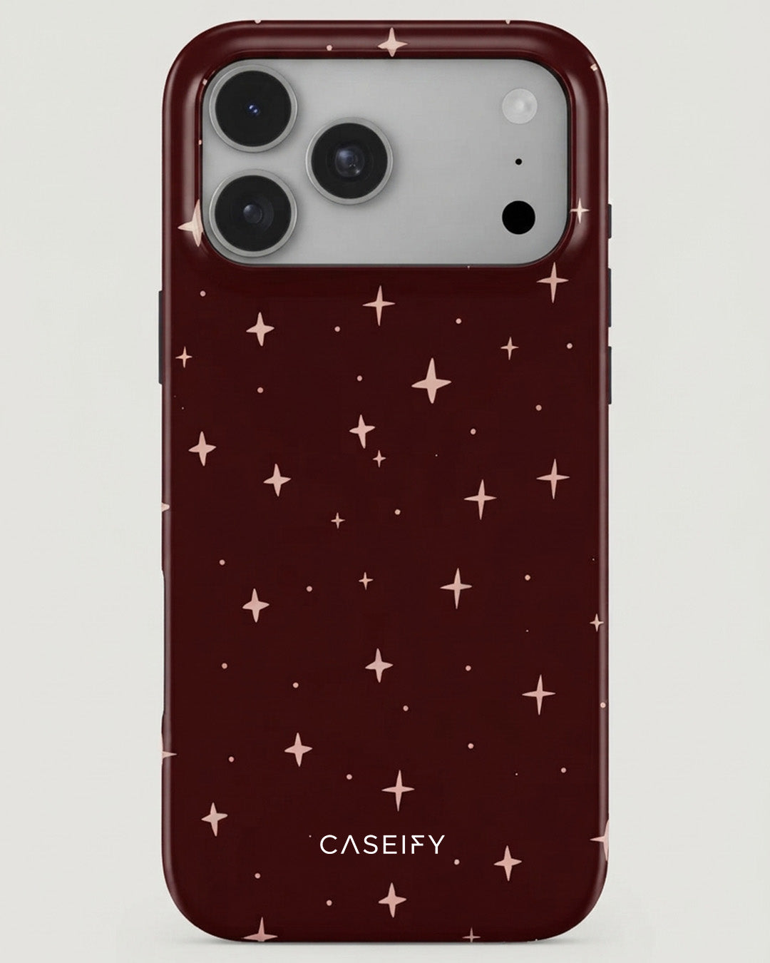 Burgundy Starry Night iPhone 18 Pro Max Case