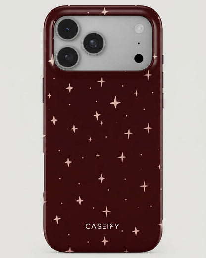 Burgundy Starry Night iPhone 18 Pro Max Case