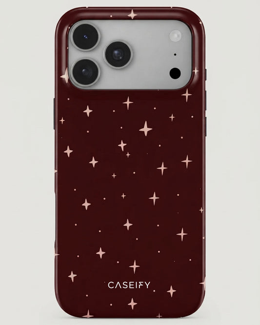 Burgundy Starry Night iPhone 18 Pro Max Case