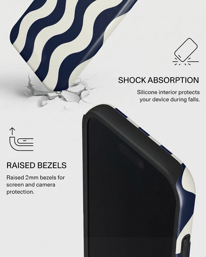 Galaxy A17 Wavy Stripe Case