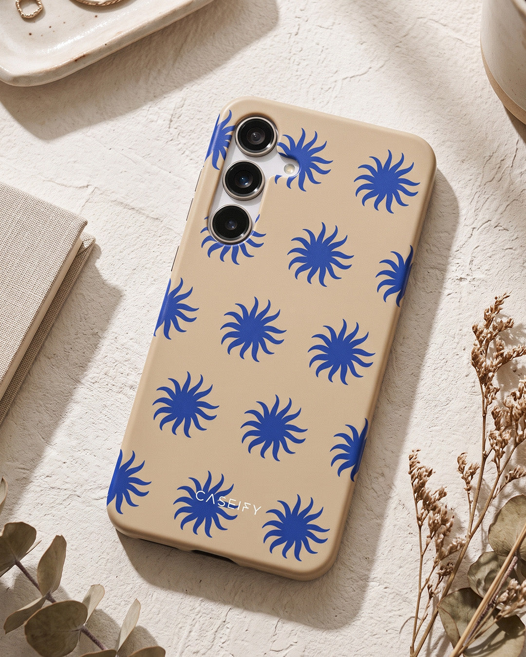Blue Swirl Case for Samsung Galaxy S25 FE