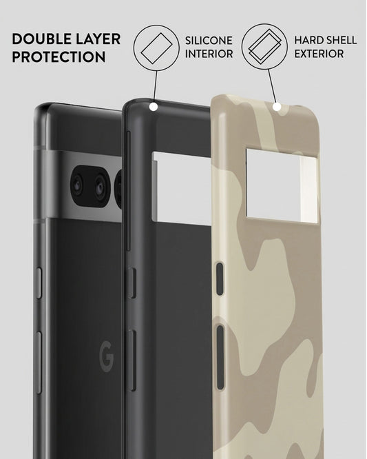 Beige Camo Pixel 7 Pro Case
